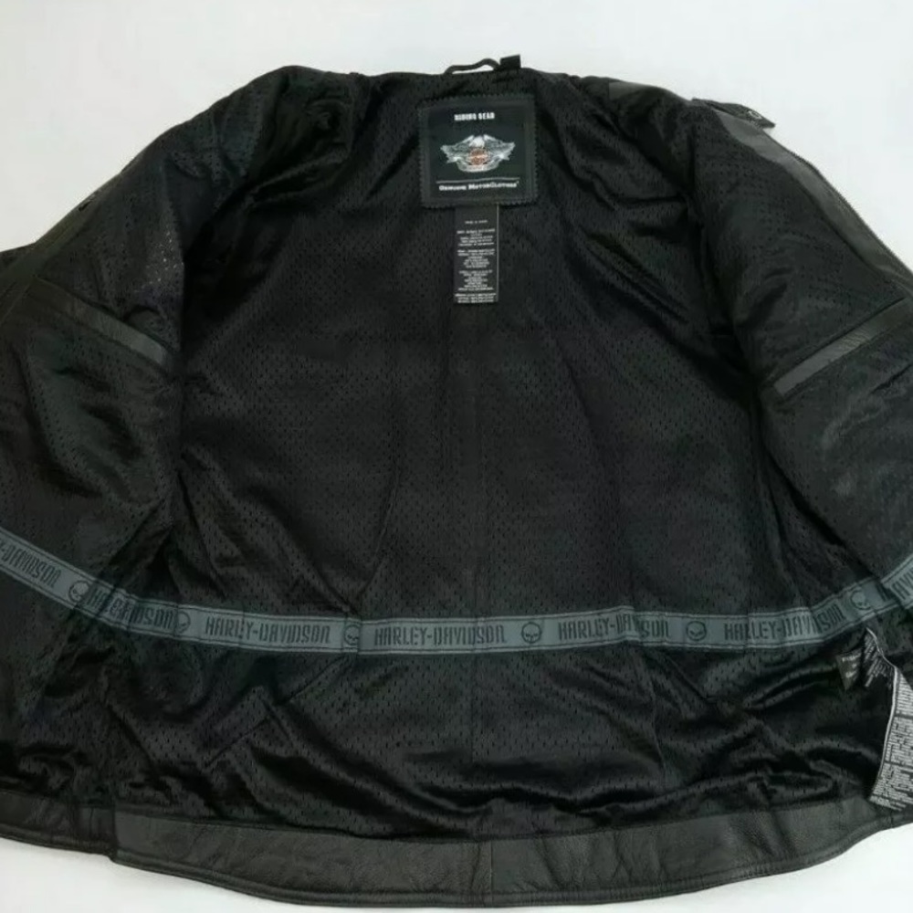 Harley Davidson roadshow Buffalo leather jacket - Picture 4 of 7